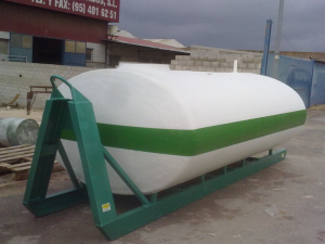 Winding tank with frame and multiling from 9,000 L