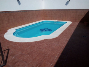Pool installed, model 2-3
