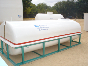 Roll-up tank with frame up to 8,000 L